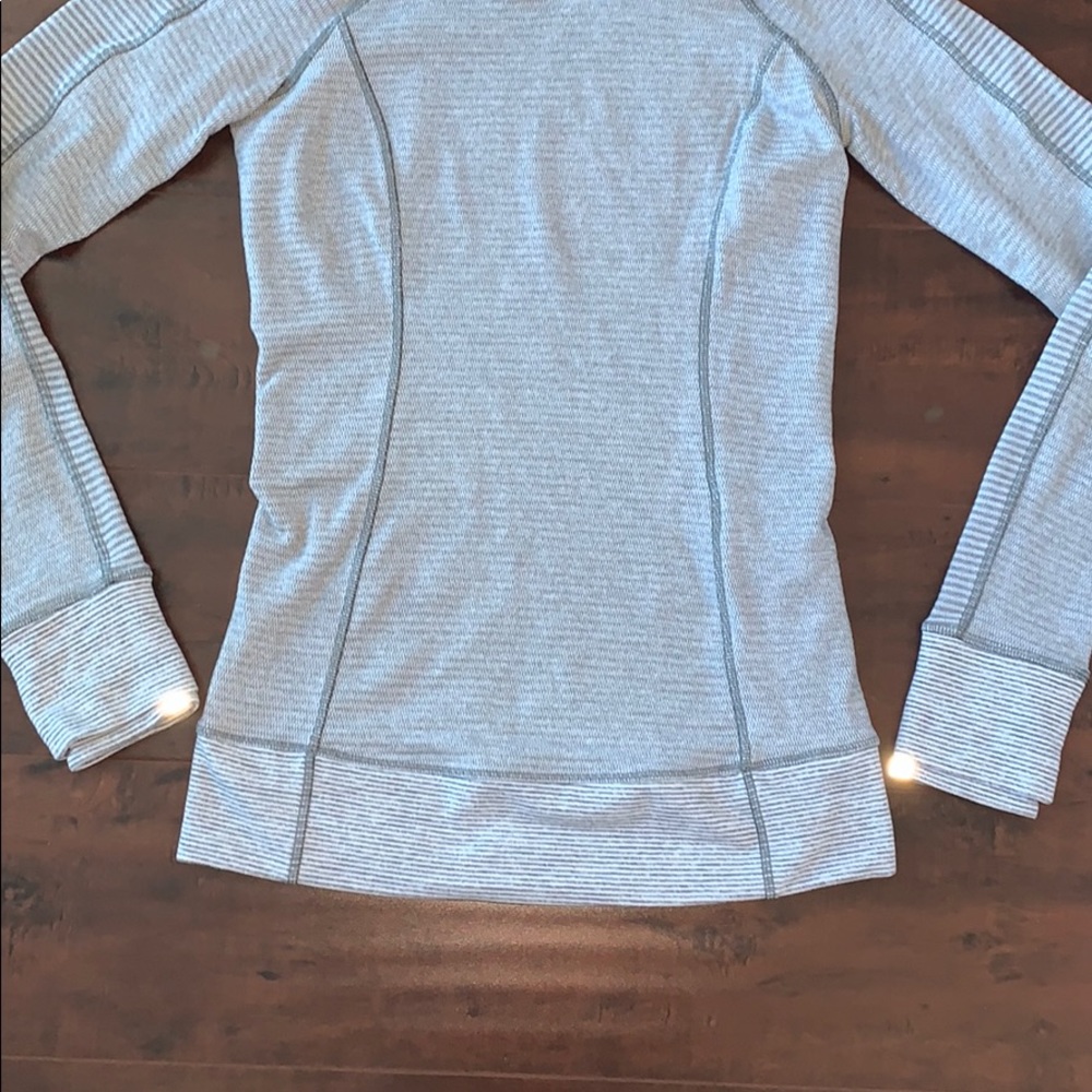 Lululemon 2 Think Fast Hoodie Heathered Grey Slate - Picture 5 of 8